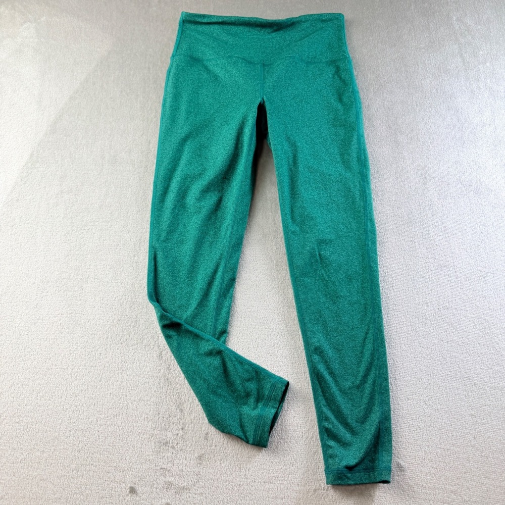 Ideology Women's High Waisted Heathered Green Athletic Leggings XS